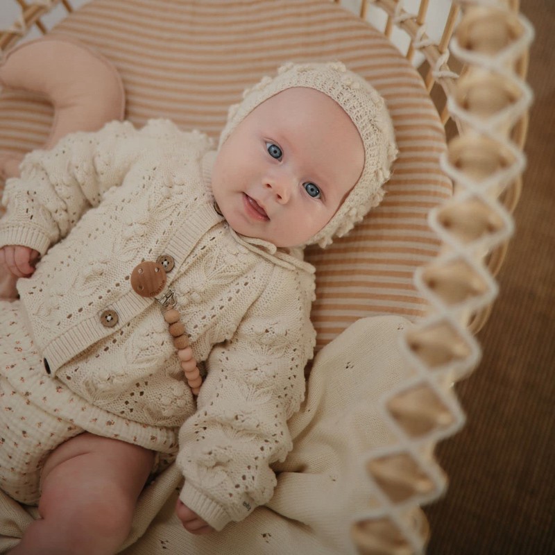 Mushie Fitted Crib Sheet | Extra Soft Muslin Crib Sheet