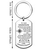 HULALA To Our Grandson Keyring Key Ring Gifts From Grandparents