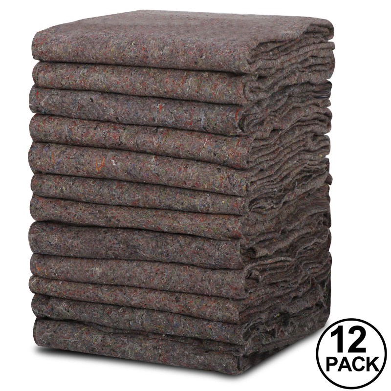SEGAWE 24 Pack Heavy Duty Moving Blankets 53" x 74"