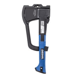 Chopping Axe, 14”Camping Outdoor Hatchet for Wood Splitting and Kindling, Forged Carbon Steel Heat Treated Hand Maul Tool, Nylon Handle Shock Reduction Handle with Anti-Slip Grip