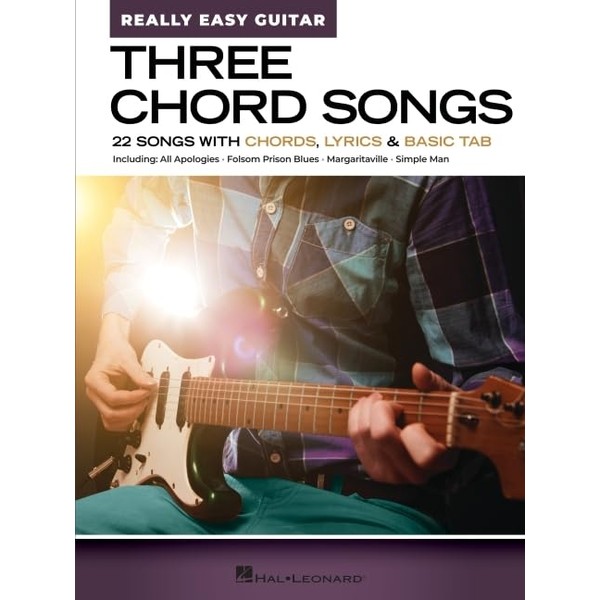 Three Chord Songs - Really Easy Guitar: 22 Songs with
