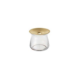 KINTO 20331 Flower Vase Luna Base 3.1 x 2.8 inches (80 x 70 mm), Clear