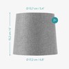 Navaris 2 x Lampshade Table Lamp E14 Round - 15.2