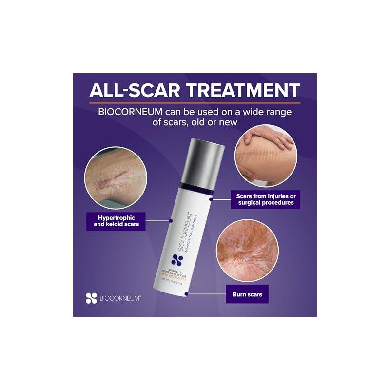 Biocorneum Gel de silicona para cicatrices con SPF 30, crema