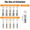 Nuovoware Damaged Screw Extractor Set, Upgraded 33 PCS Easy Out