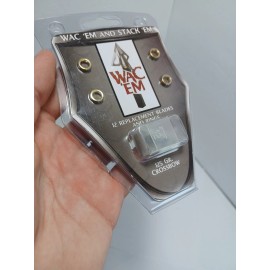 WacEm Archery Wac'Em Crossbow 3 Blade 125 Grain Replacement Blades & Rings - 12 Blades 4 Rings