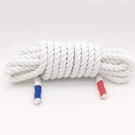 Lunosur Ropework Practice Rope, Made in Japan, 0.4 inches (10 mm), 1.6 ft (5 m), Marine Rope, For Lifting, Hanging, Towing..