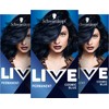 Schwarzkopf LIVE Intense Colour Hair Colour 90 Cosmic Blue (3