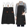 Delantal De Cocina Ajustable Y Multifuncional, 2 Piezas