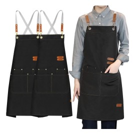 Delantal De Cocina Ajustable Y Multifuncional, 2 Piezas