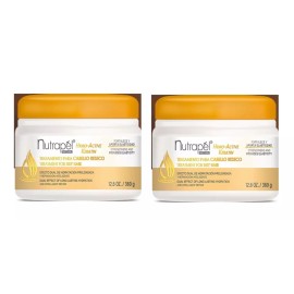 Nutrapel 2 Pzas Nutrapel Tratamiento Mascarilla Cabello Reseco 360g