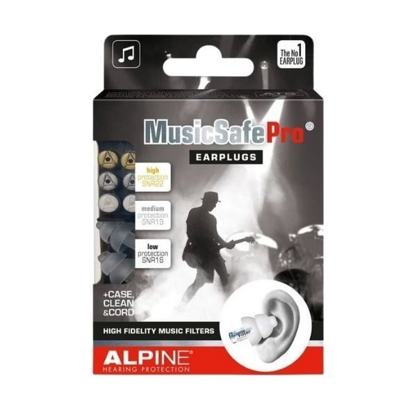 Alpine Music Safe Pro Earplugs 1 pair Transparent
