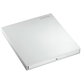 iO Data Device USB 3.0/2.0 Compatible Portable BDD Pearl White