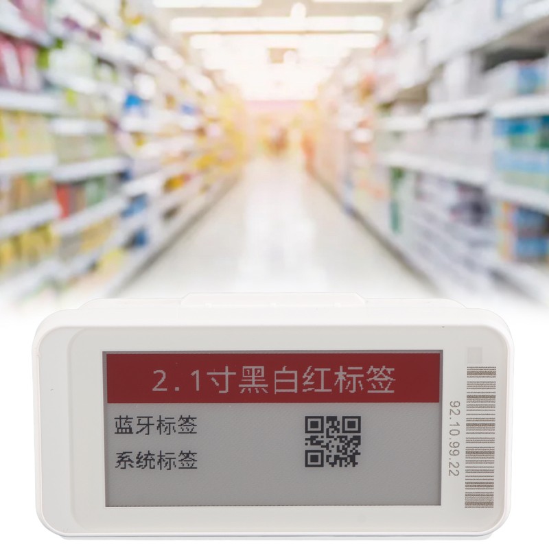 2.1in TFT Screen Electronic Shelf Label Portable ESL Bluetooth Connection