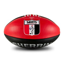 Sherrin St Kilda Saints AFL Club Leather Football, Size 5