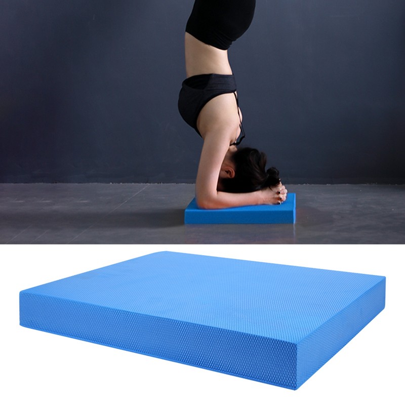 Soft Yoga Balance Cushion Pad Training Padded Waist Abdomen Exercise