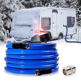Yurnomy Heated Water Hose for RV,-45 ℉ Antifreeze Heated Water Hose，Rv Accessories，Rv Water Hose (30FT)1