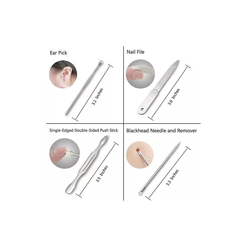 Zizzon Kit Profesional Para El Cuidado De Uñas Zizzon, Set