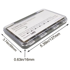 Fishing Hooks High Carbon Steel Wide Gap Offset Fishing Hook Set for Fly Tying Dry Wet Nymph Flies (Standard dry-FLY-DRY-0001)