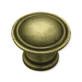 Liberty PN0408C-ABT Antique Tumbled Brass 1 1/8"  Cabinet Drawer Knob