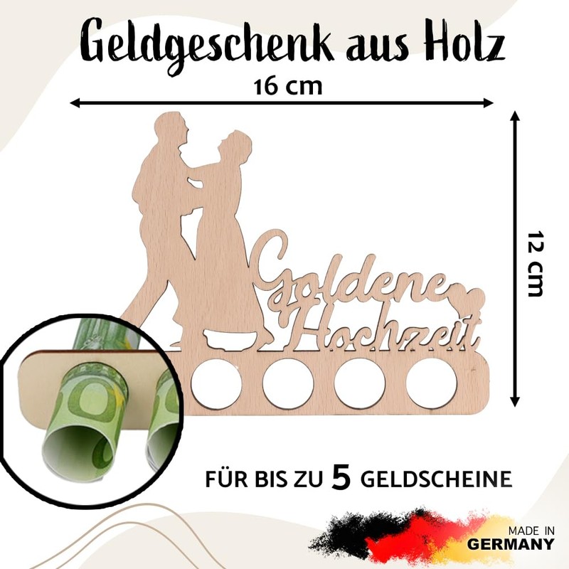 Spruchreif Original money gift for a silver anniversary, gift idea