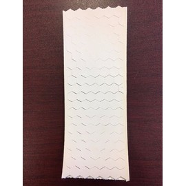 L A 110 Hexagon Cabinet Door Bumpers (WHITE)