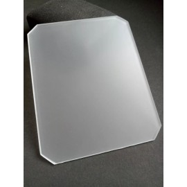 Universal Ultra Bright 4x5 Borosilicate Ground Glass Focusing Screen With Clipped Corners