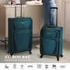 U.S. Traveler Aviron Bay Expandable Softside Luggage with Spinner Wheels,