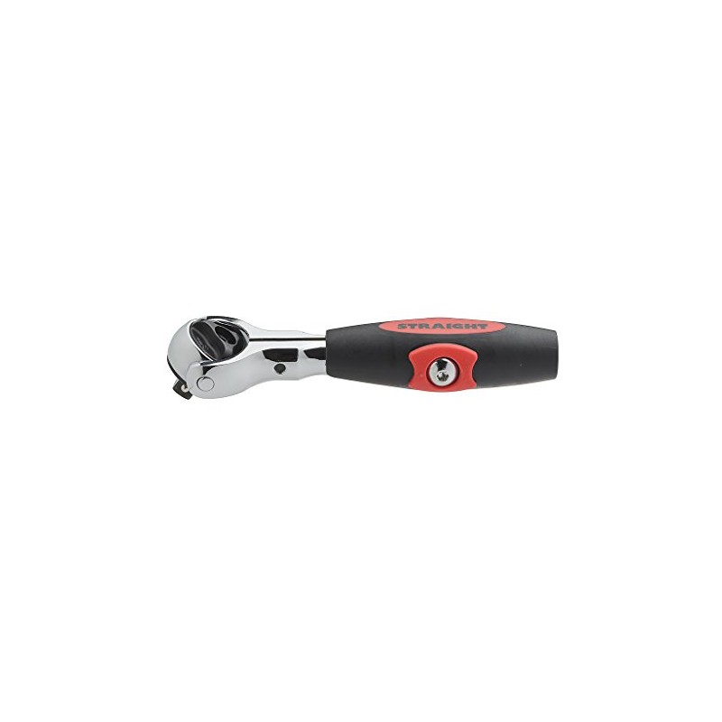 STRAIGHT Swivel Ratchet Wrench 2-Way Stubby Type 1/4 inch (6.5
