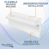 Rec Pro RV White Reverse Cove Molding | Indoor &