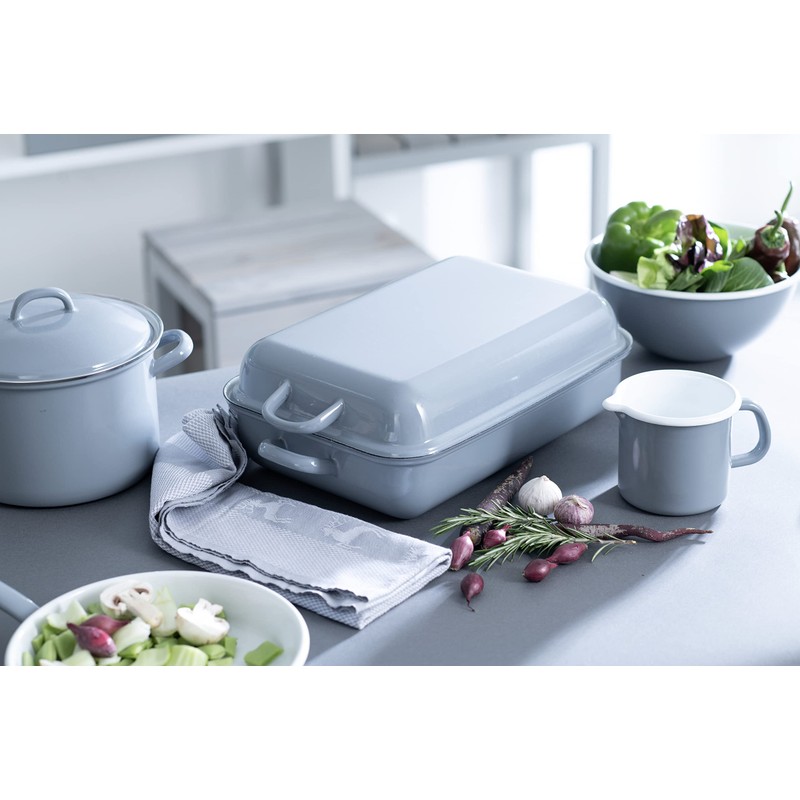 Riess, 0038-065 Sippy Pot 9, Classic Pure Grey, Diameter 9