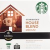 Starbucks House Blend Medium Roast Coffee Keurig K-Cups, 32 Cups