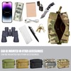 bvya 2 Pack Tactical Molle EDC Pouch Multi-Purpose Admin Pouch