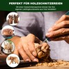 10 Piece Wood Carving Tool Set Compatible with Dremel Rotary