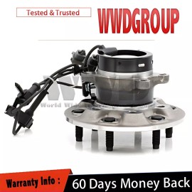WWD 515109 Front Right Wheel Hub Bearing For Chevy Colorado GMC Canyon Isuzu I-370