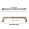 Asidrama 20 Pack 5 Inch(128mm) Champagne Bronze Cabinet Pulls Cabinet