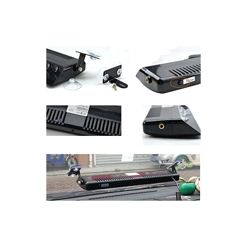 Ranzek 12 LED Front Light Warning Light 12W 12V Dashboard