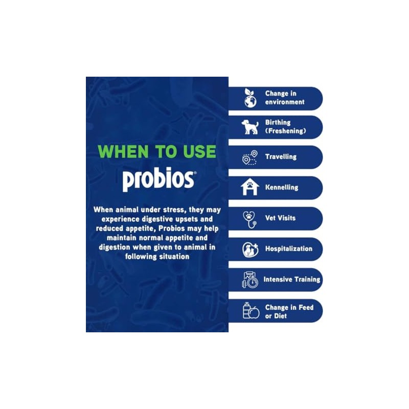 Probios Polvo probiótico para animales, 240 g