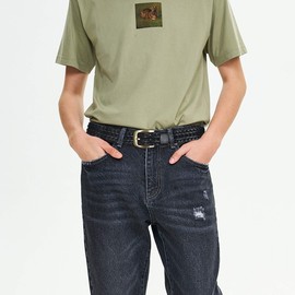 maikun Men's Belt, Casual, Large Size, Leather Belt, Mesh Belt, Stylish, Father's Day, 3 Colors Available, Black