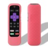 [Nightglow Red] Case for Roku Express Remote, Akwox Light Weight