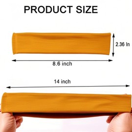 Stirnbänder für Damen, rutschfest, modisch, elastisch, Sport-Haarbänder für Damenhaar, weiches Baumwolltuch, dehnbare Stirnbänder für Mädchen, für Yoga, Workout, Training, Laufen, Sport (6 Farben - 1)