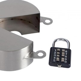 Outdoor Faucet Cover, Retaining Device, Stainless Steel Faucet Protection Cover, Outdoor Kitchen Garden Hose Lock for Garden