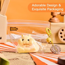 Cute Animals Taba Squishy Toys for Kids & Adults – Kawaii Stress Relief Fidget Sensory Toys, Soft Silicone Squeeze Gifts for Children, Teens, and Adults (Yellow Hamster)