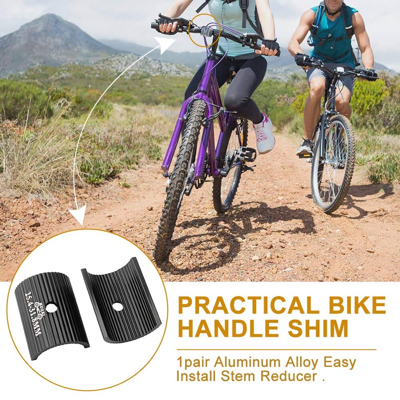 CALIDAKA Stem Shim 31.8mm to 35mm, Aluminum Alloy Easy Install