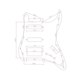 KAISH 11 Hole ST/Strat Style Pickguard HSS Pick Guard with ST Back Plate Tremolo Trem Cover for Stratocaster/Strat Made in USA/Mexico Vintage Tortoise