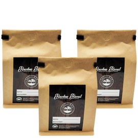 Undisclosed 3 Pack Organic Bourbon Barrel Roasted Coffee Beans 10oz, Limited Edition Barrel