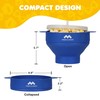 The Original Mindful Design Collapsible Microwave Popcorn Popper - Silicone