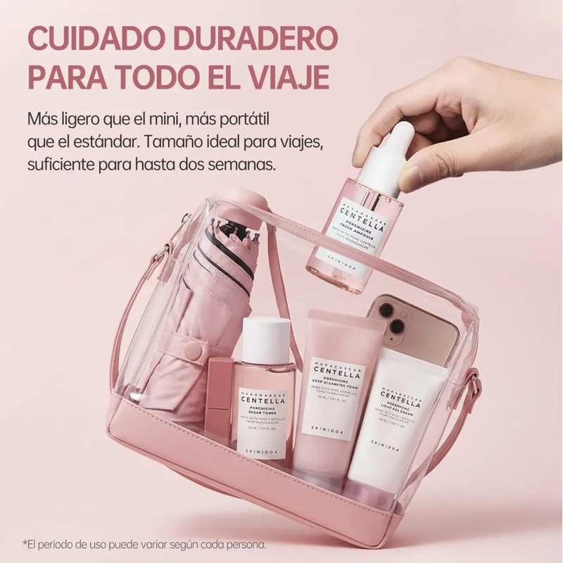 Skin1004 Madagascar Centella Poremizing Travel Kit Set de Viaje con