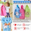 KLOTZZ Children's Painting Apron for Nursery, Checked Craft Coat, Baby