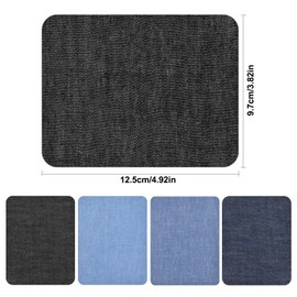 Iron-On Patches, Jeans Patches for Iron-On Inside, 20 Pieces, Iron-On Patches, Jeans, DIY Cuttable, Suitable for Clothes, Jackets